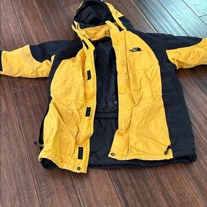 The North Face Two-Tone Yellow and Black Jacket